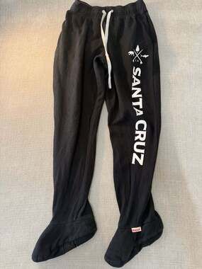 feejays Santa Cruz Sweatpants with Built-in Feet Size M